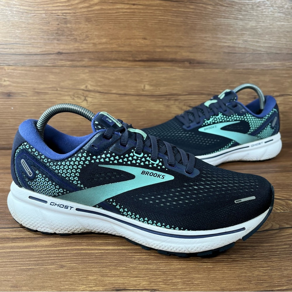 Brooks Ghost 14 Running Shoes Women’s Size 8.5 WIDE Blue